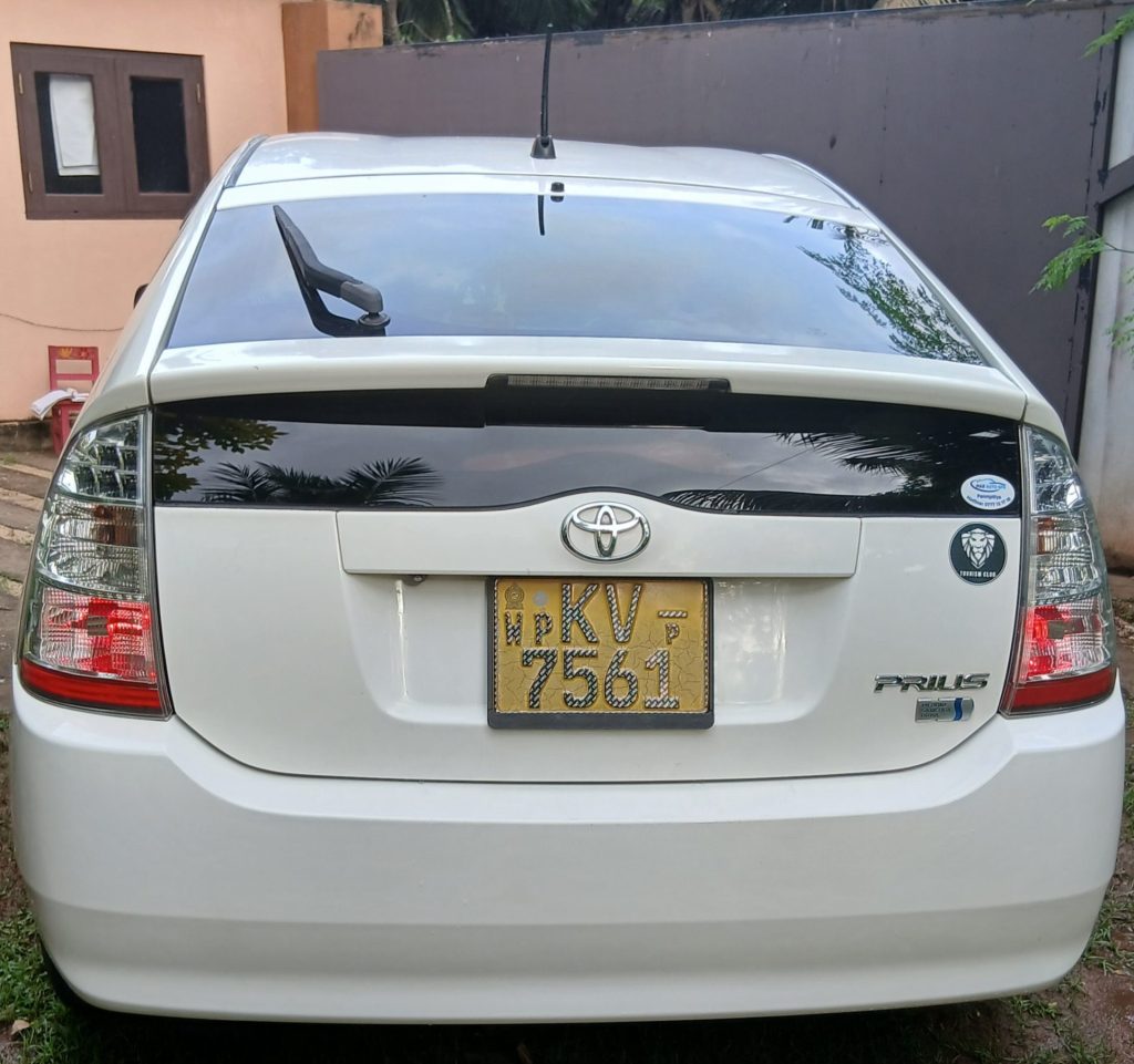 Rear — Toyota Prius