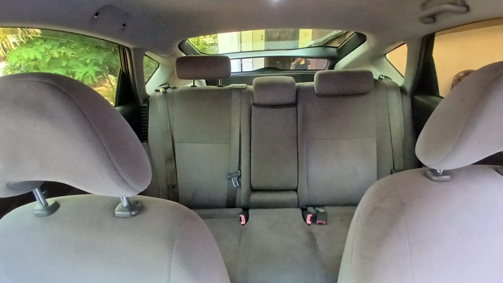 Passenger cabin — Toyota Prius