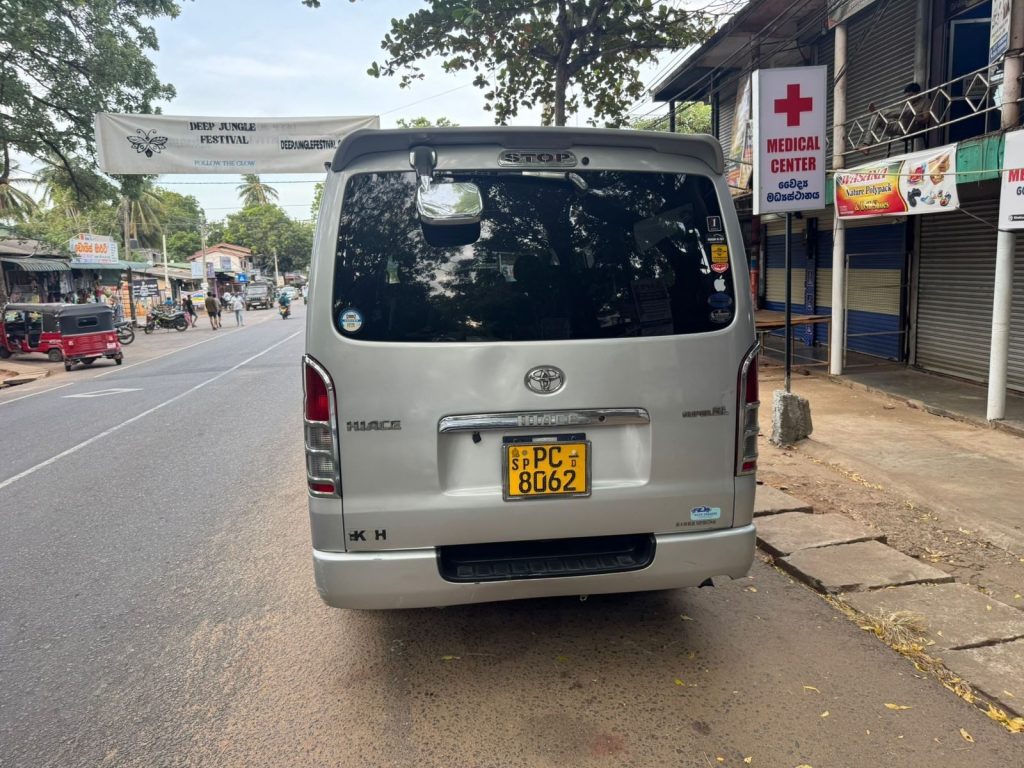 Rear — Toyota HiAce