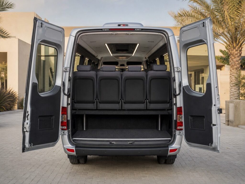 Boot / luggage area — Mercedes-Benz Sprinter