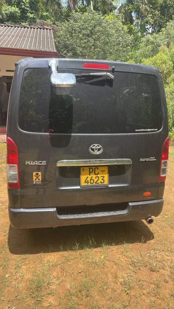 Rear — Toyota KDH