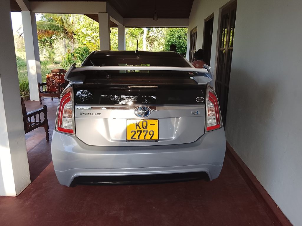 Rear — Toyota Prius
