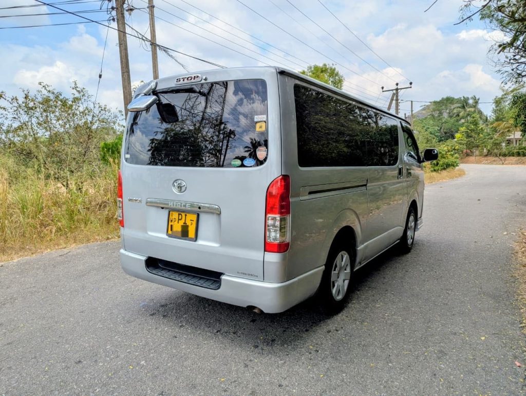 Rear — Toyota Hiace