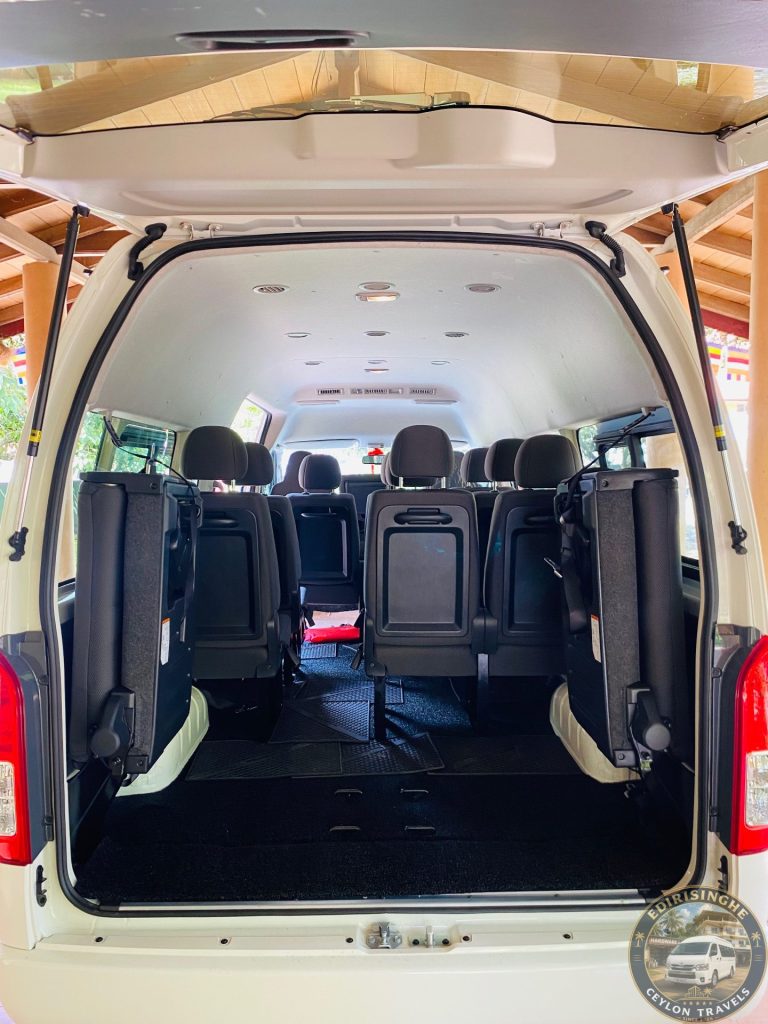 Boot / luggage area — Toyota Kdh Highroof