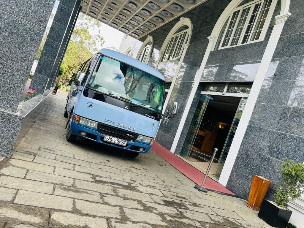 Front — Mitsubishi Mini bus