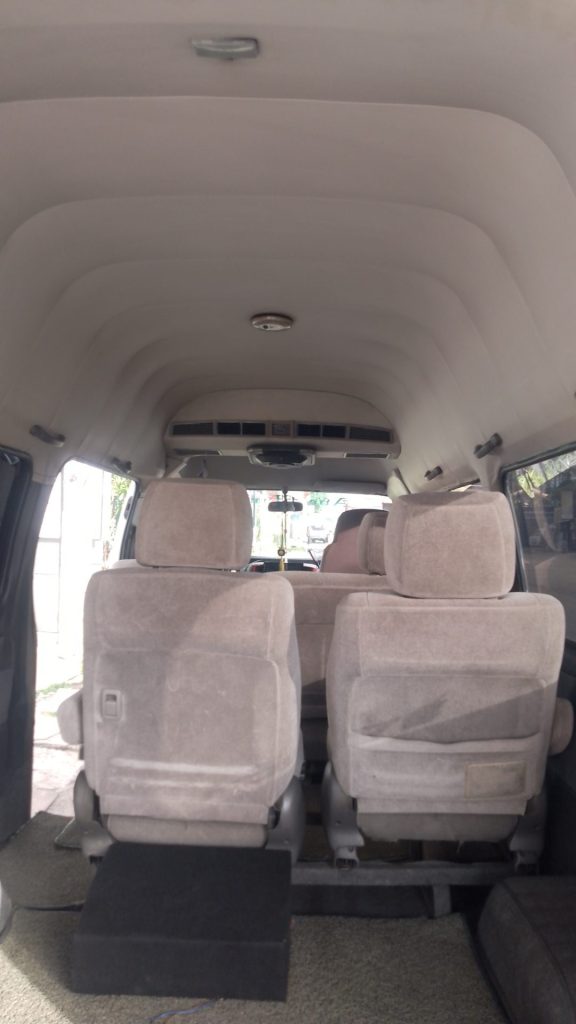 Boot / luggage area — Nissan e 25 high roof Nissan e 25