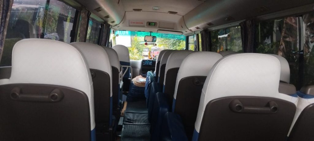 Interior right — Mitsubishi Mini bus