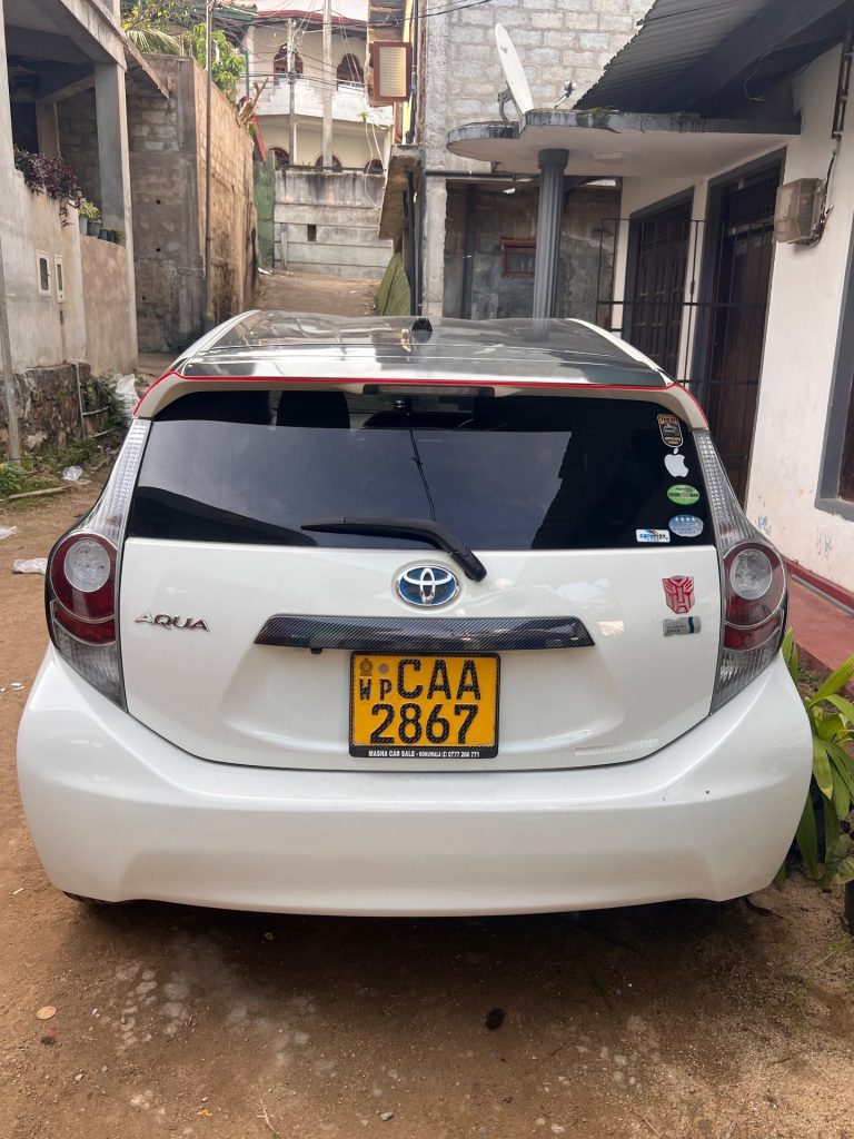 Rear — Toyota Aqua