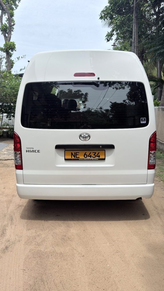 Rear — Toyota KDH HI ROOF