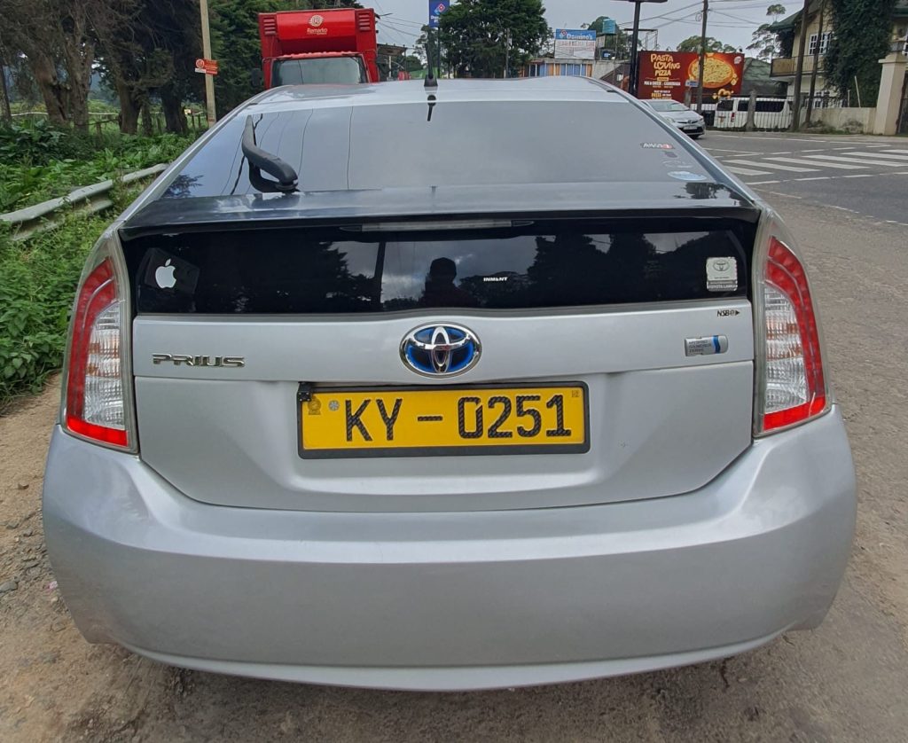 Rear — Toyota Prius