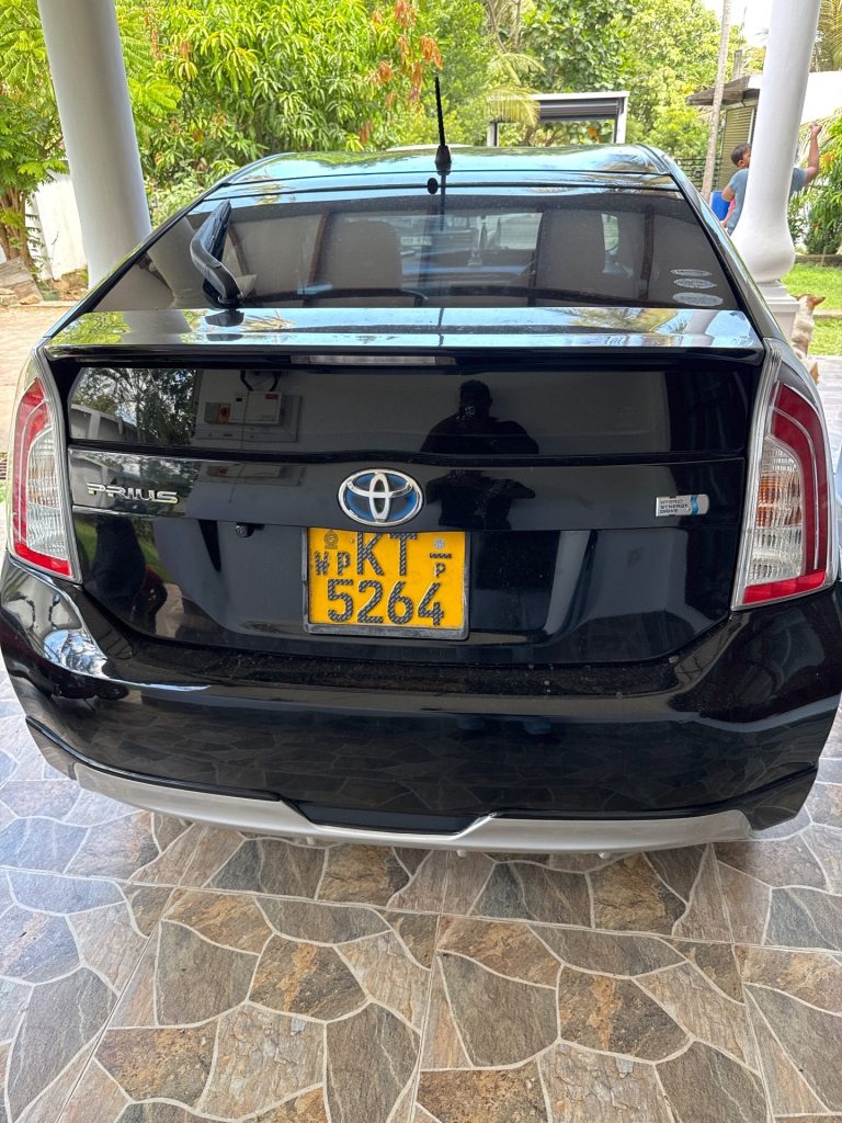 Rear — Toyota Prius