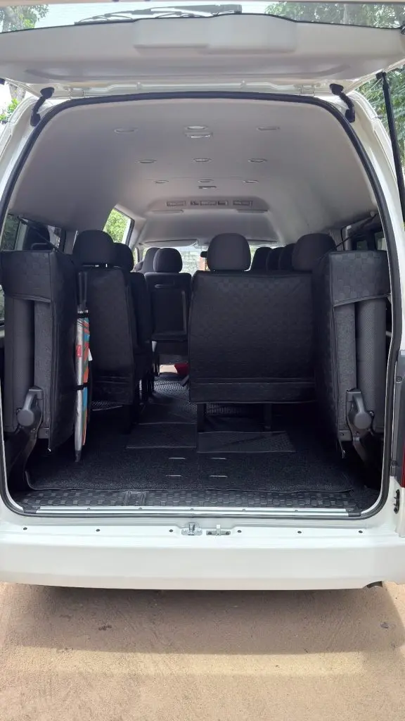 Passenger cabin — Toyota KDH HI ROOF