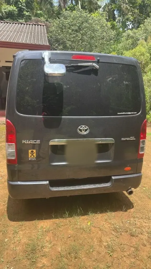 Rear — Toyota KDH
