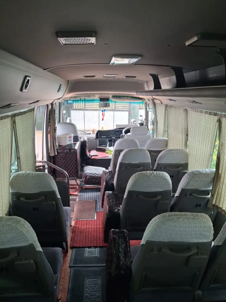 Passenger cabin — Toyota Bus