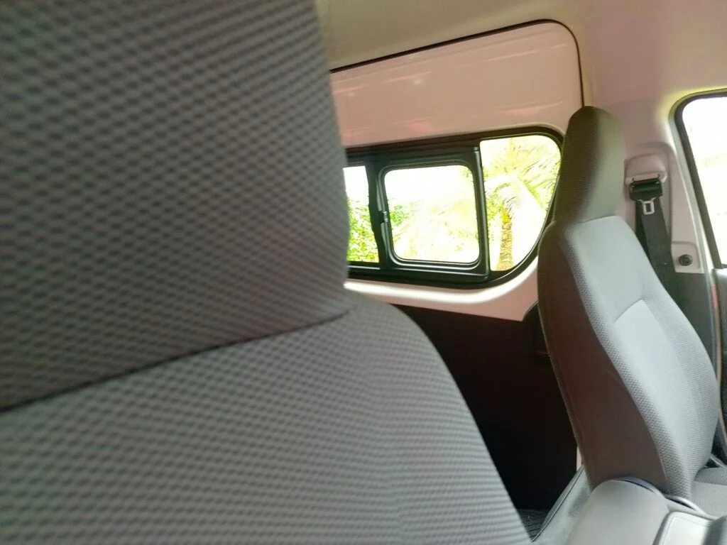 Boot / luggage area — Toyota KDH HIROOF Hiace