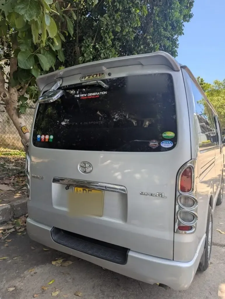 Rear — Toyota KDH