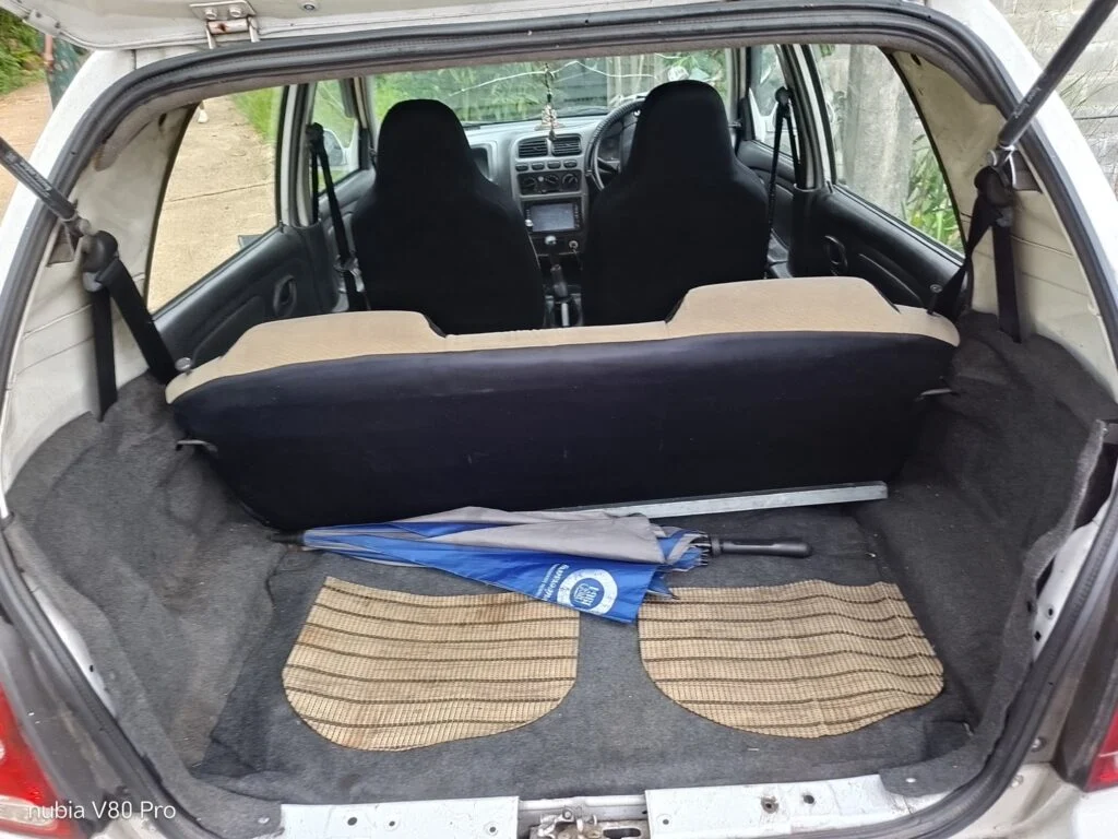 Boot / luggage area — Alto Indian Suzuki alto