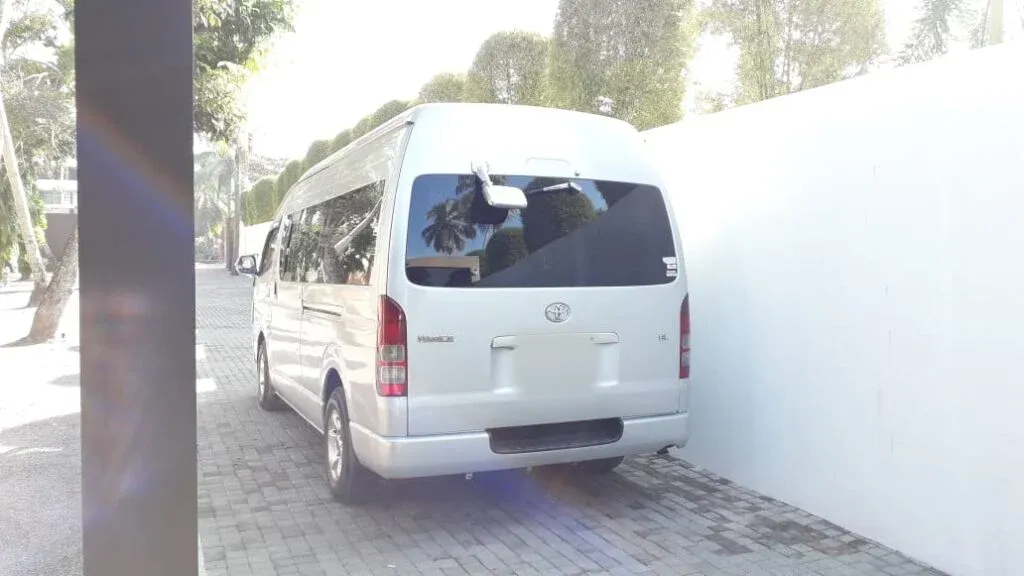 Rear — Toyota Hiace KDH High-Roof Commuter