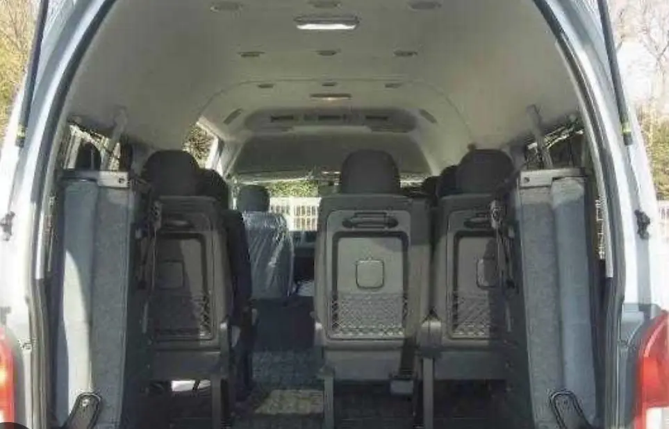 Boot / luggage area — Toyota Highroof
