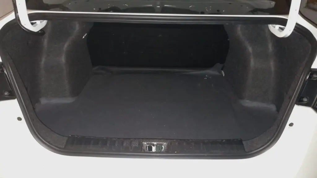 Boot / luggage area — Nissan Almera2025