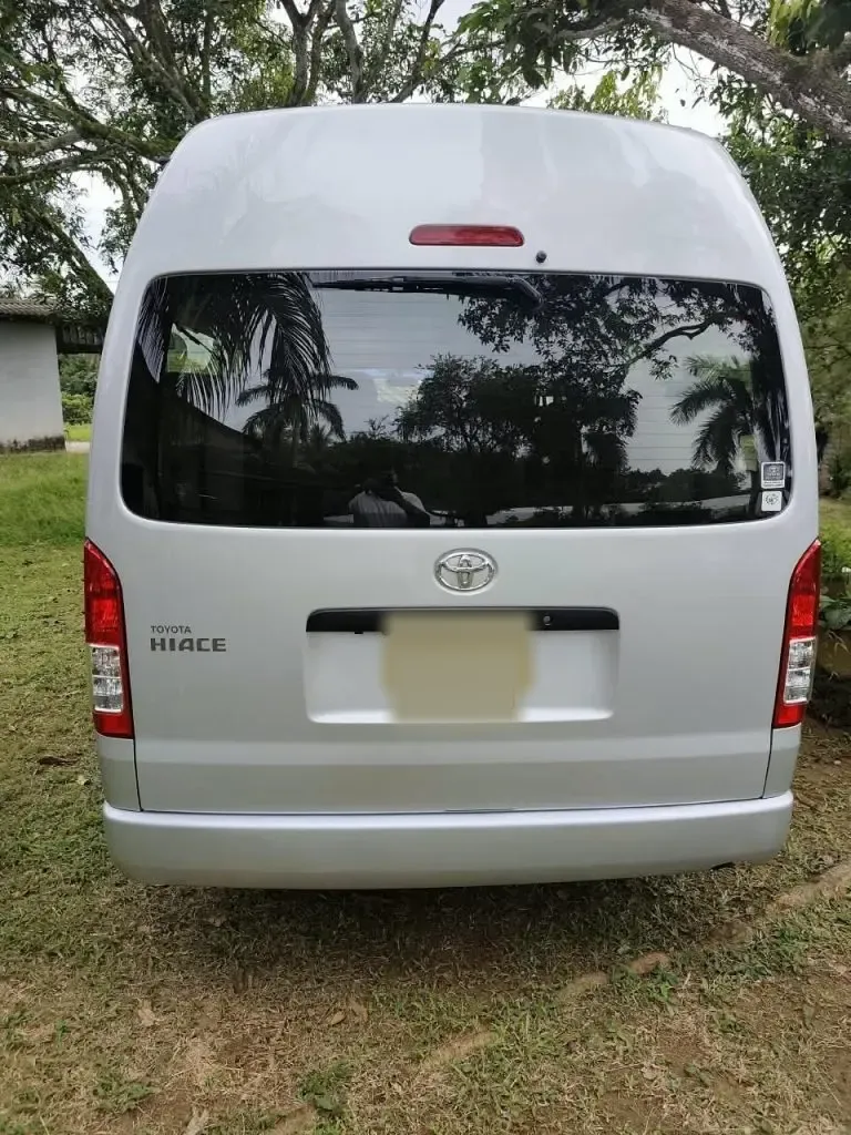 Rear — Toyota Highroof