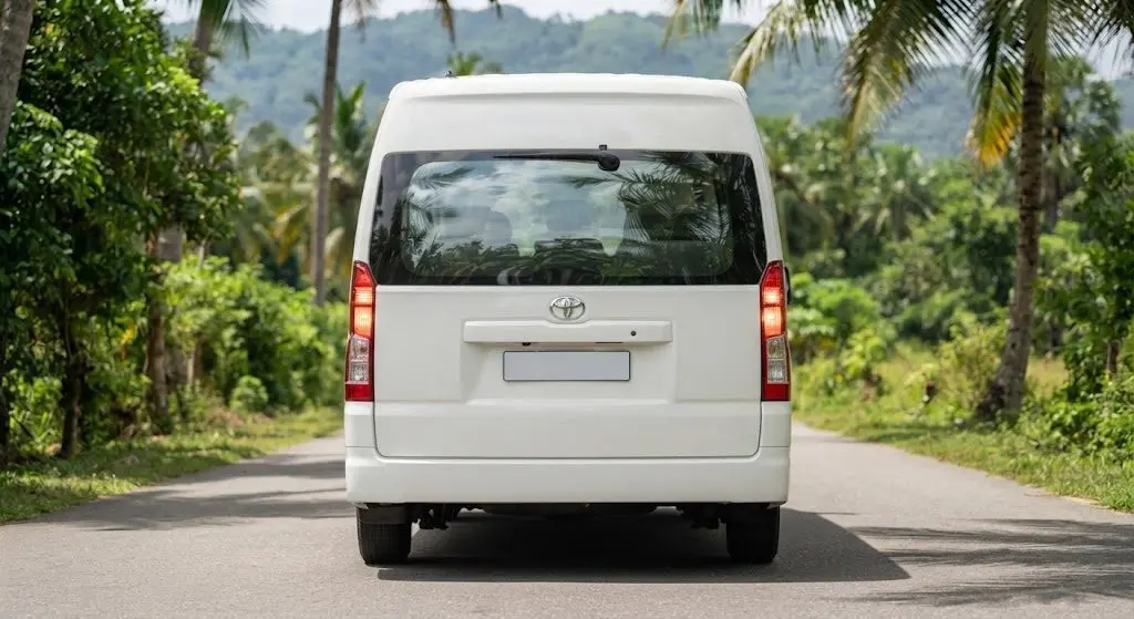 Rear — Toyota Hiace