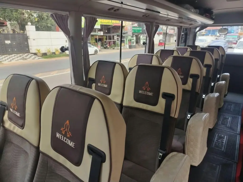 Passenger cabin — Toyota Coaster