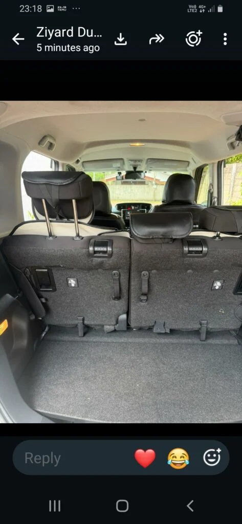 Passenger cabin — Toyota Roomy