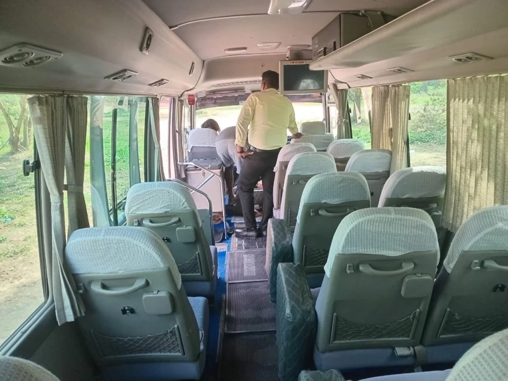 Passenger cabin — Toyota Bus