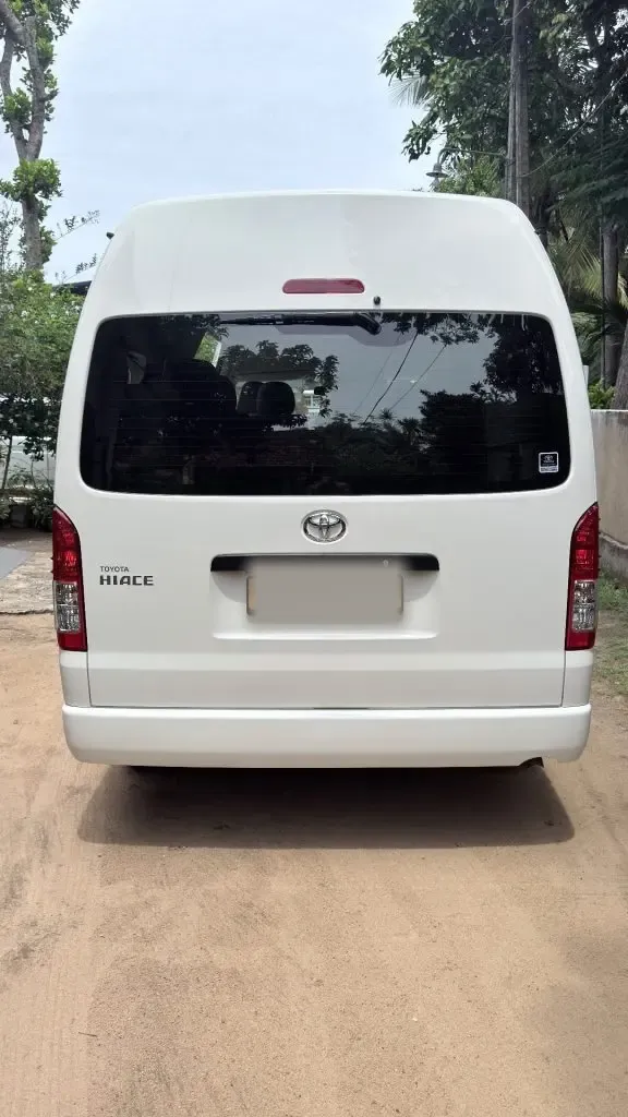 Rear — Toyota KDH HI ROOF
