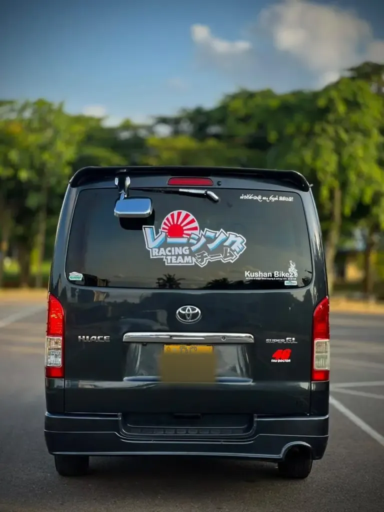 Rear — Toyota KDH