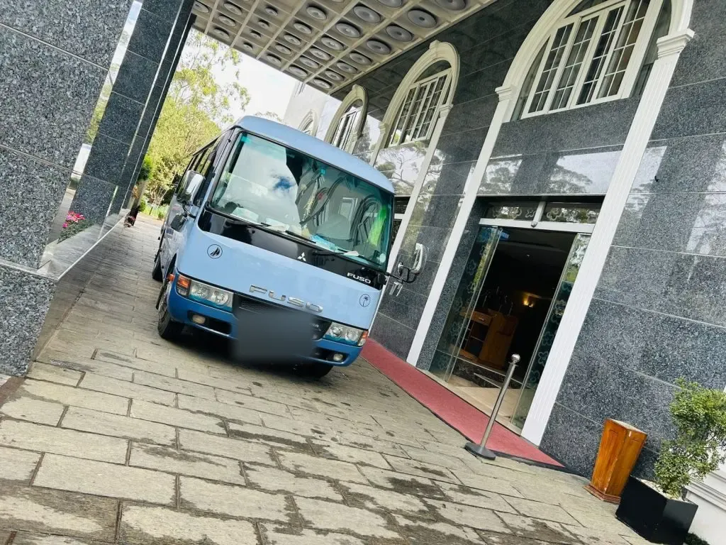 Front — Mitsubishi Mini bus