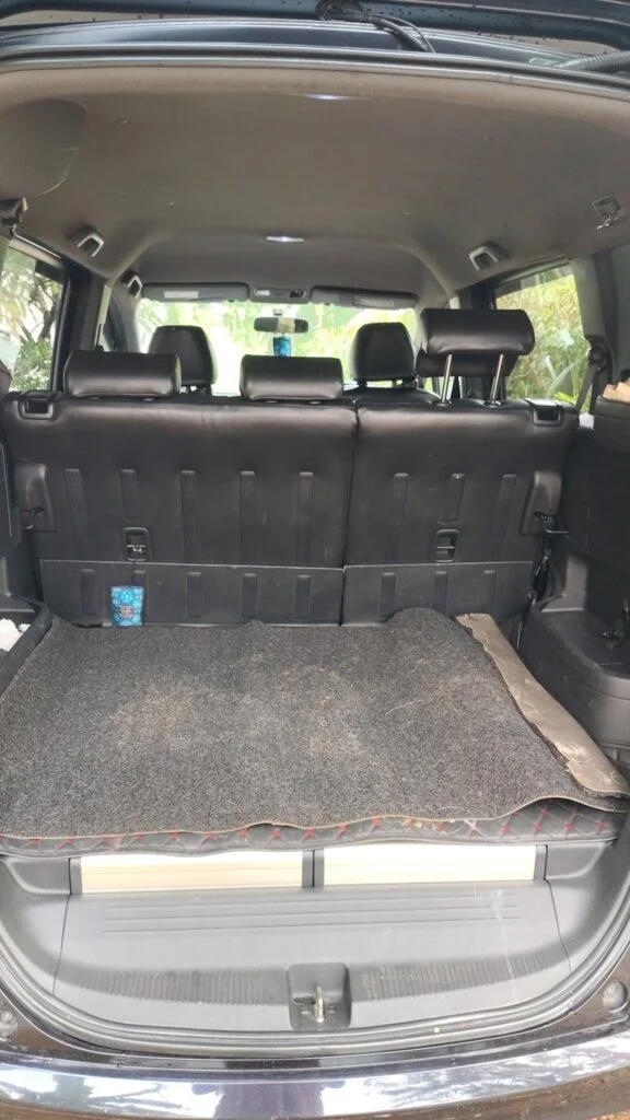 Boot / luggage area — Honda Spike