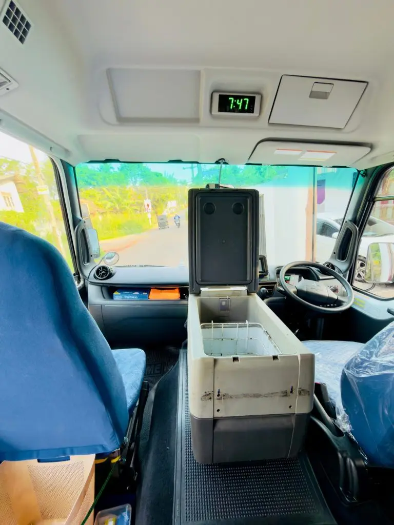 Passenger cabin — Toyota Coaster