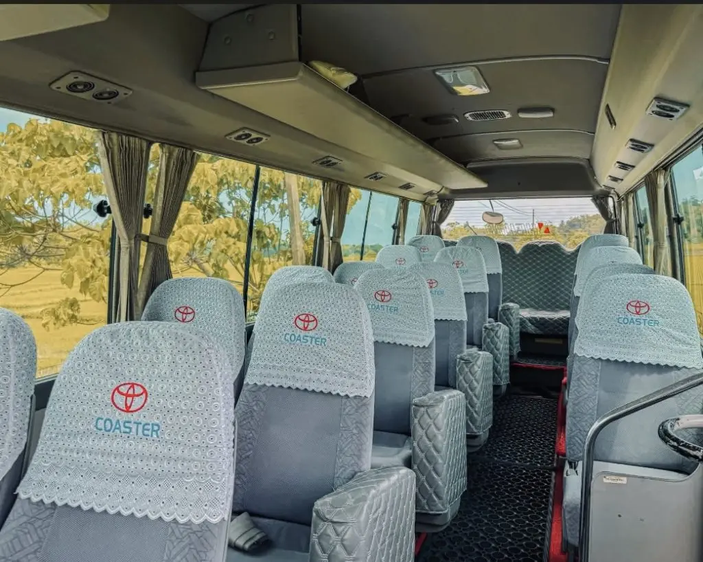 Interior left — Toyota Mini bus