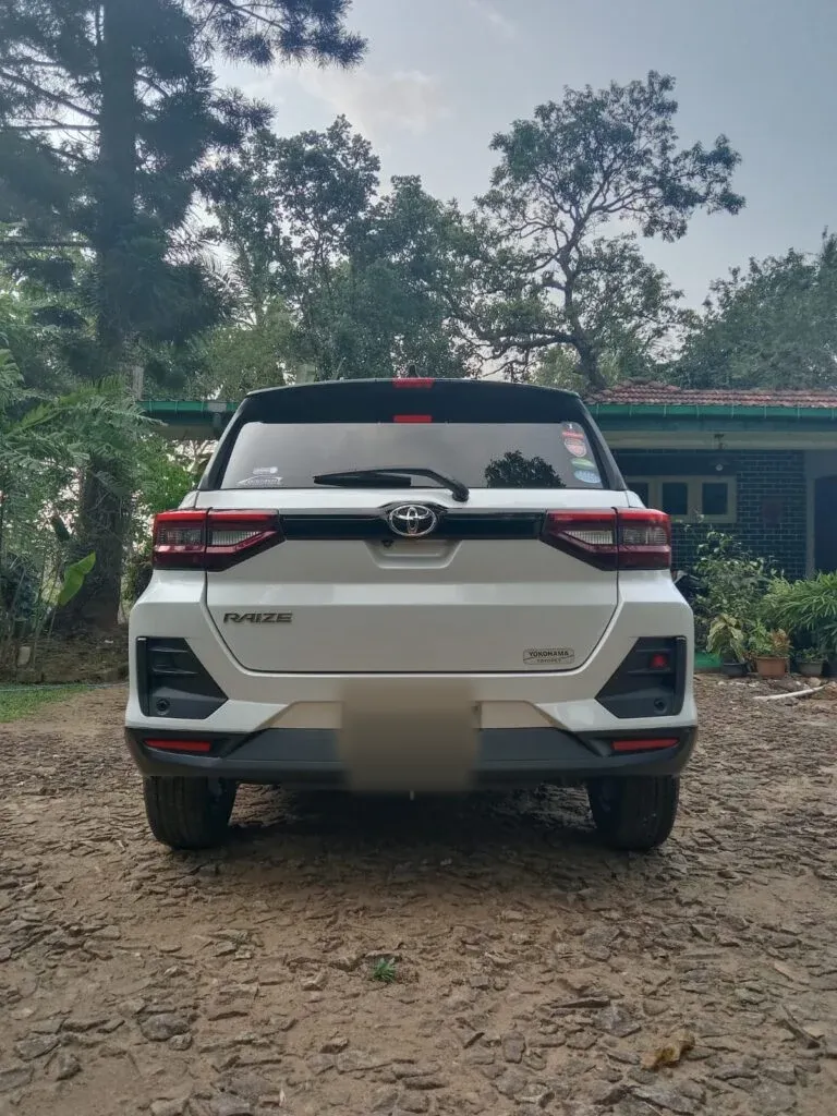 Rear — Toyota Raize
