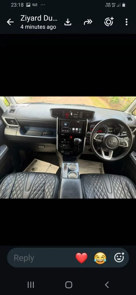 Dashboard — Toyota Roomy
