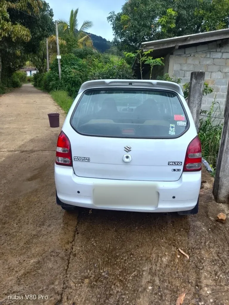 Rear — Alto Indian Suzuki alto