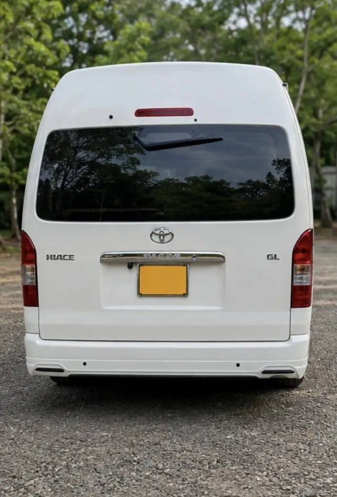 Rear — Toyota KDH highroof