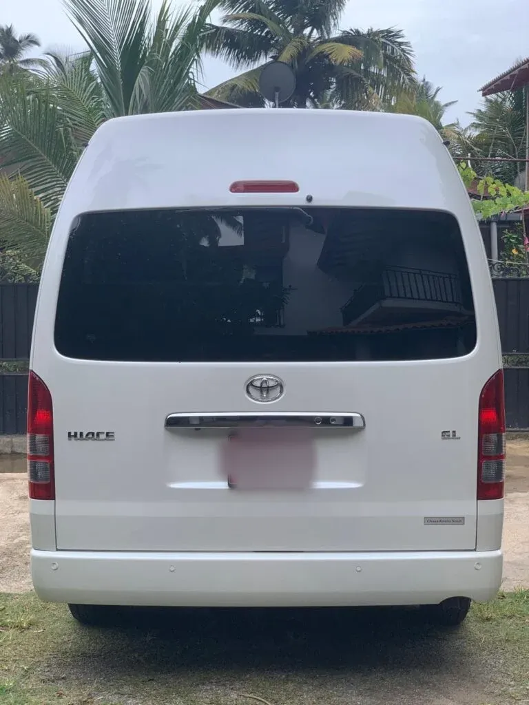 Rear — Kdh Toyota