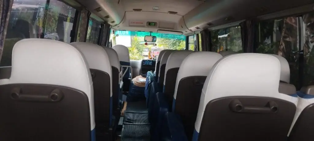 Interior right — Mitsubishi Mini bus