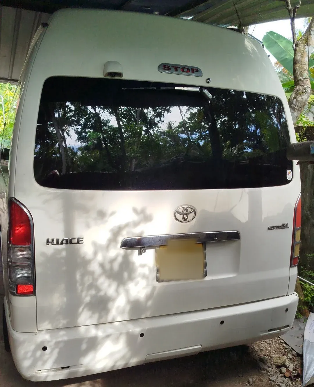 Rear — TOYOTA KDH Highroof
