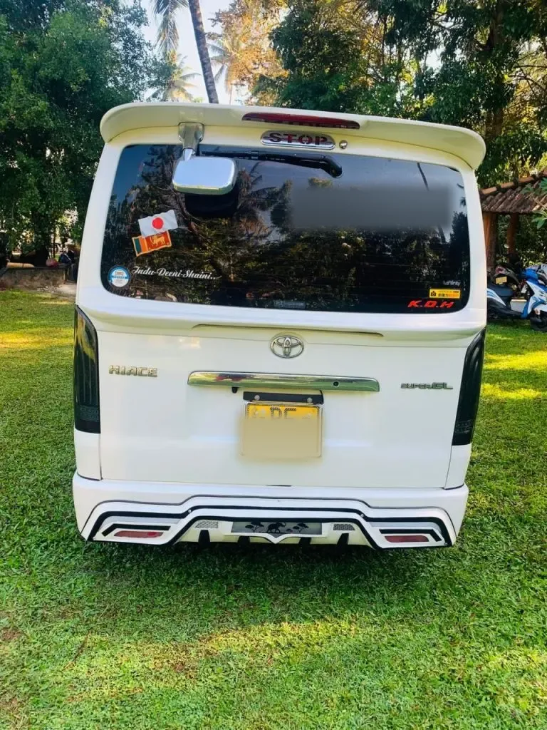 Rear — Toyota KDH