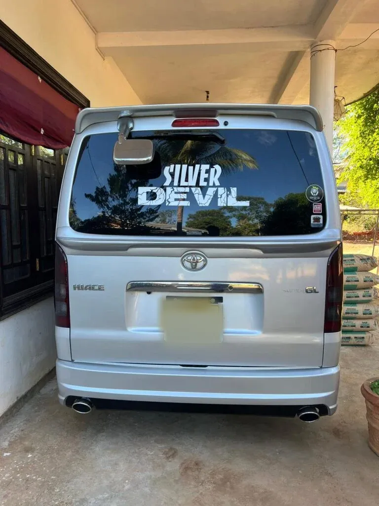 Rear — Toyota KDH