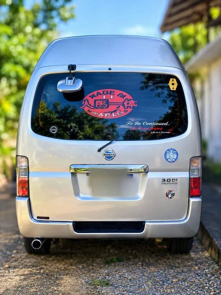 Rear — Nissan Caravan