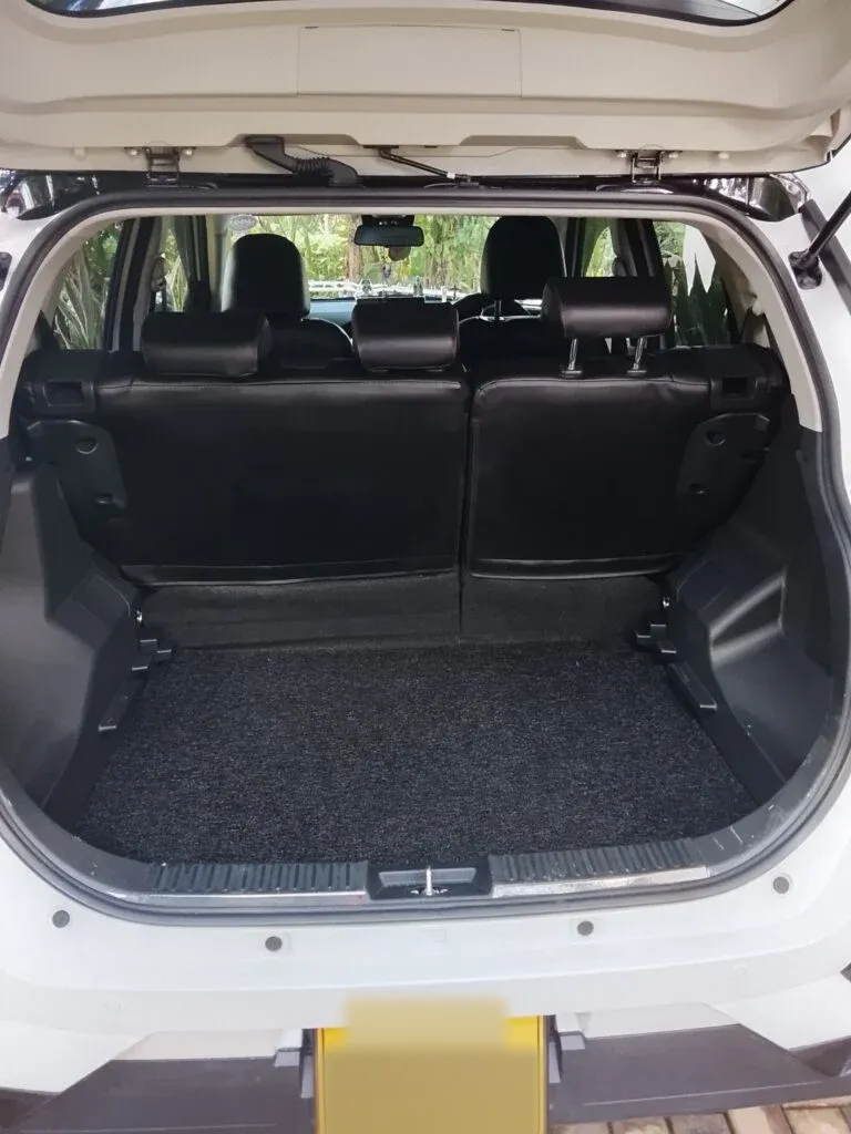 Boot / luggage area — Raize Sev