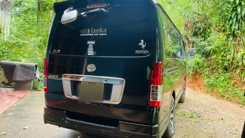 Rear — Toyota Hiace
