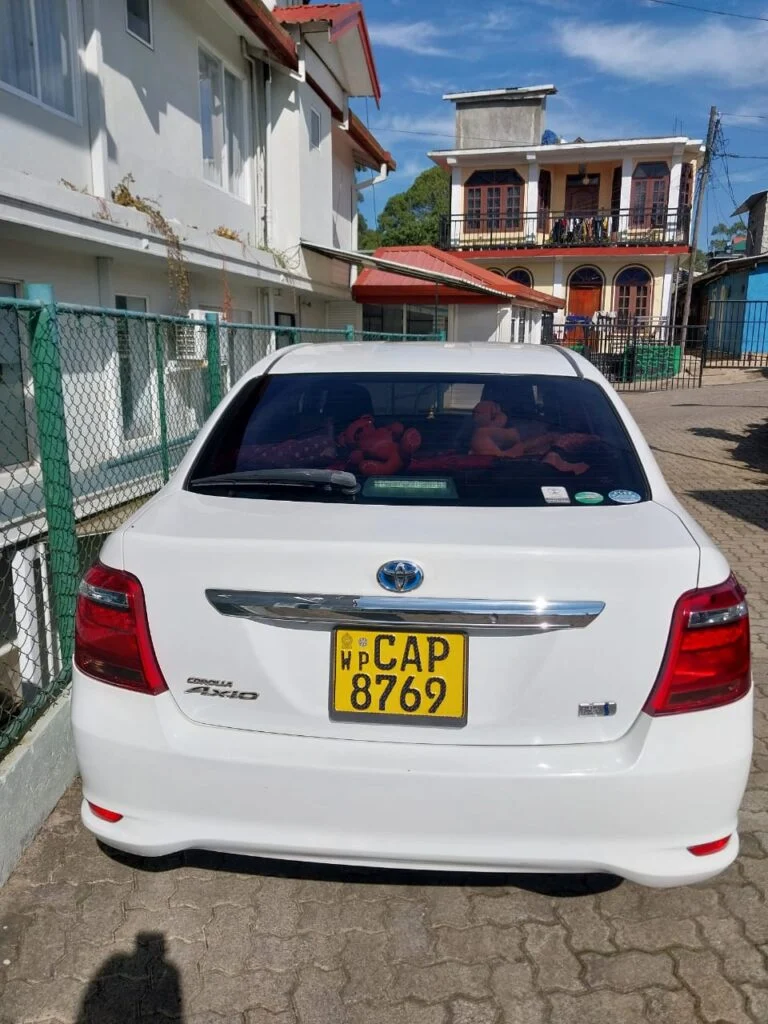 Rear — Toyota Axio Axio Hybrid car