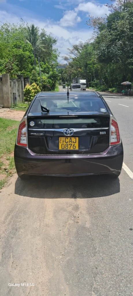 Rear — Toyota Prius