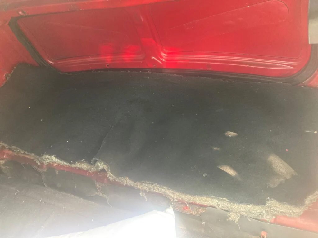 Boot / luggage area — Tata NANO